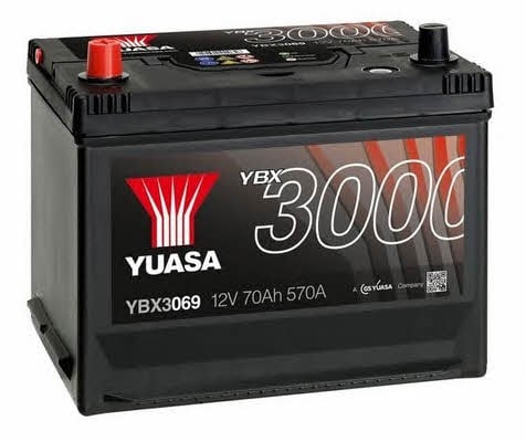 Батарея аккумуляторная Yuasa YBX3000 SMF 12В 70Ач 570А(EN) L+ Yuasa YBX3069 - фото 2