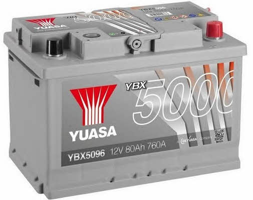 Батарея аккумуляторная Yuasa YBX5000 Silver High Performance SMF 12В 80Ач 760А(EN) R+ Yuasa YBX5096 - фото 2