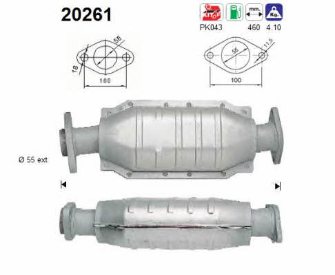 As 20261 Каталізатор 20261: Купити в Україні - Добра ціна на EXIST.UA!