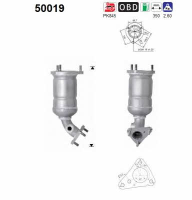 As 50019 Каталізатор 50019: Купити в Україні - Добра ціна на EXIST.UA!