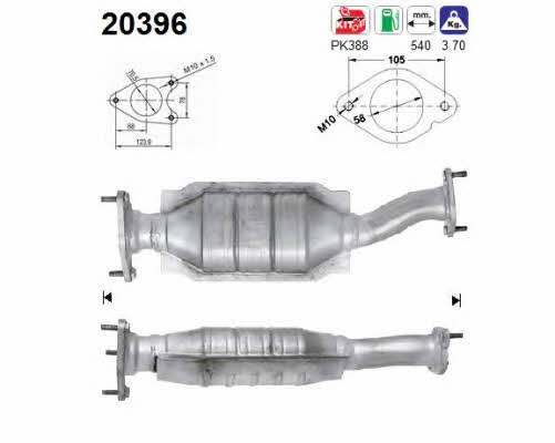 As 20396 Каталізатор 20396: Купити в Україні - Добра ціна на EXIST.UA!
