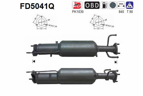 As FD5041Q Фільтр сажевий DPF FD5041Q: Купити в Україні - Добра ціна на EXIST.UA!