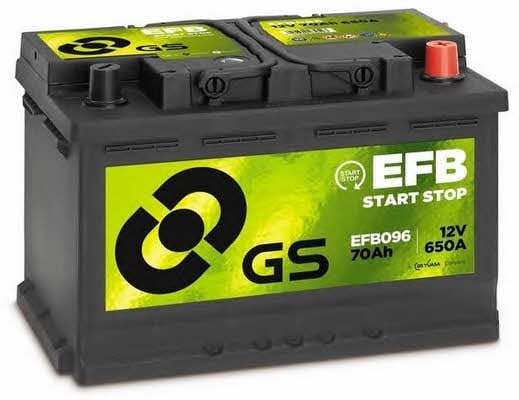Gs EFB096 Акумулятор Gs 12В 70Ач 650А(EN) R+ EFB096: Купити в Україні - Добра ціна на EXIST.UA!