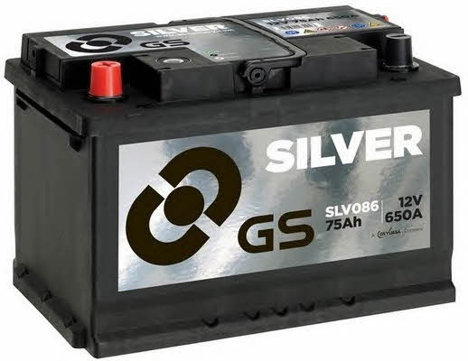 Gs SLV086 Акумулятор Gs 12В 75Ач 650А(EN) L+ SLV086: Приваблива ціна - Купити в Україні на EXIST.UA!