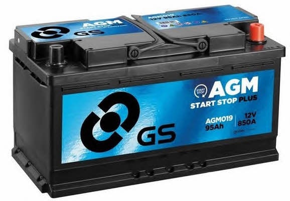 Gs AGM019 Акумулятор Gs 12В 95Ач 850А(EN) R+ AGM019: Купити в Україні - Добра ціна на EXIST.UA!