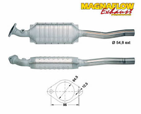 Magnaflow 86334 Каталізатор 86334: Купити в Україні - Добра ціна на EXIST.UA!