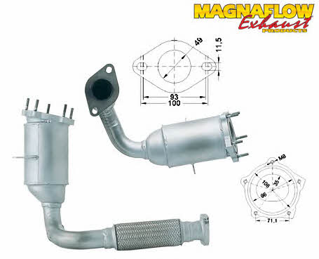 Magnaflow 82564 Каталізатор 82564: Купити в Україні - Добра ціна на EXIST.UA!
