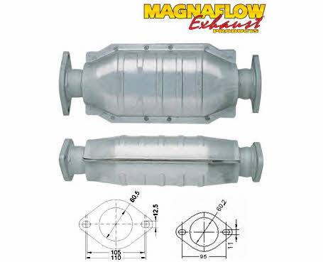 Magnaflow 82542 Каталізатор 82542: Купити в Україні - Добра ціна на EXIST.UA!