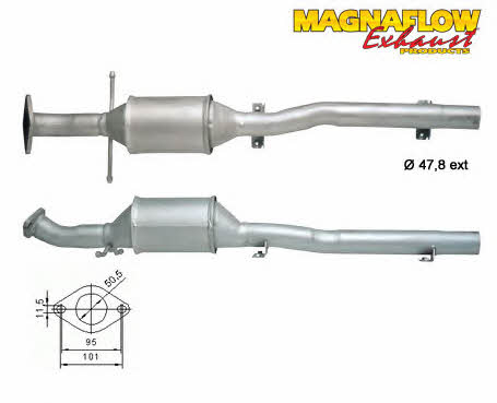 Magnaflow 82556 Каталізатор 82556: Купити в Україні - Добра ціна на EXIST.UA!