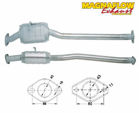 Magnaflow 87610 Каталізатор 87610: Купити в Україні - Добра ціна на EXIST.UA!