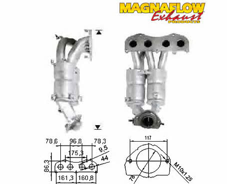 Magnaflow 78005 Каталізатор 78005: Купити в Україні - Добра ціна на EXIST.UA!