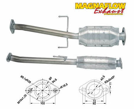 Magnaflow 84811 Каталізатор 84811: Купити в Україні - Добра ціна на EXIST.UA!