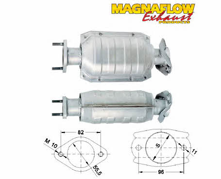 Magnaflow 84108 Каталізатор 84108: Купити в Україні - Добра ціна на EXIST.UA!