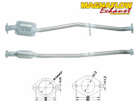 Magnaflow 87406 Каталізатор 87406: Купити в Україні - Добра ціна на EXIST.UA!