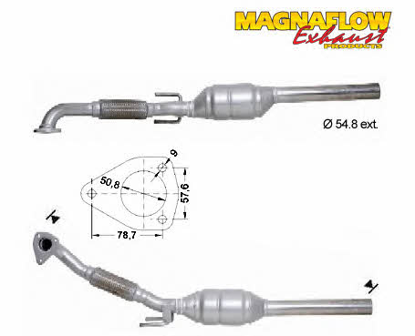 Magnaflow 70221D Каталізатор 70221D: Купити в Україні - Добра ціна на EXIST.UA!