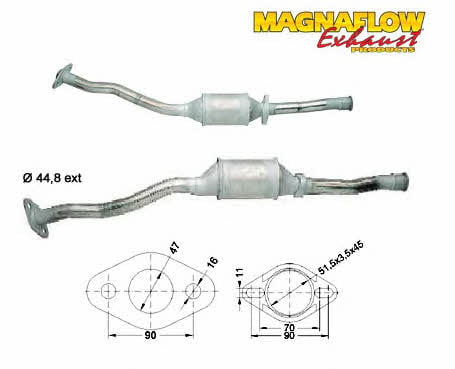 Magnaflow 85819 Каталізатор 85819: Купити в Україні - Добра ціна на EXIST.UA!