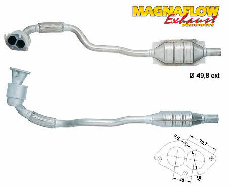 Magnaflow 85861 Каталізатор 85861: Купити в Україні - Добра ціна на EXIST.UA!