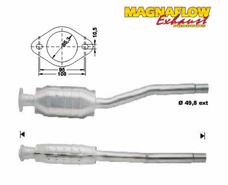 Magnaflow 86363D Каталізатор 86363D: Купити в Україні - Добра ціна на EXIST.UA!