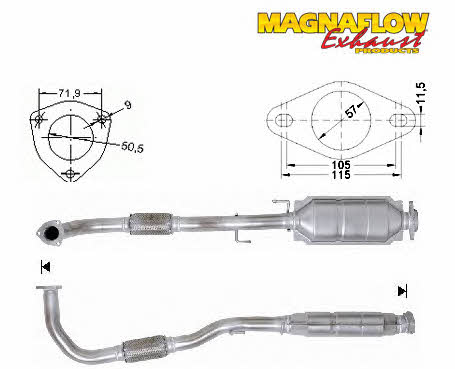Magnaflow 71607D Каталізатор 71607D: Купити в Україні - Добра ціна на EXIST.UA!
