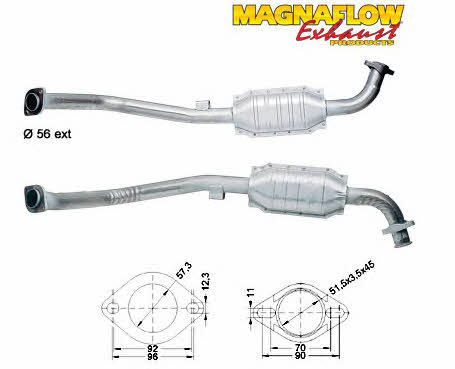 Magnaflow 85842 Каталізатор 85842: Купити в Україні - Добра ціна на EXIST.UA!