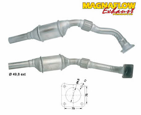 Magnaflow 87020 Каталізатор 87020: Купити в Україні - Добра ціна на EXIST.UA!