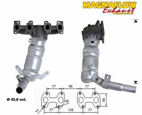 Magnaflow 71811 Каталізатор 71811: Купити в Україні - Добра ціна на EXIST.UA!