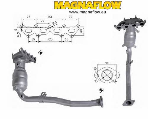 Magnaflow 71821 Каталізатор 71821: Купити в Україні - Добра ціна на EXIST.UA!