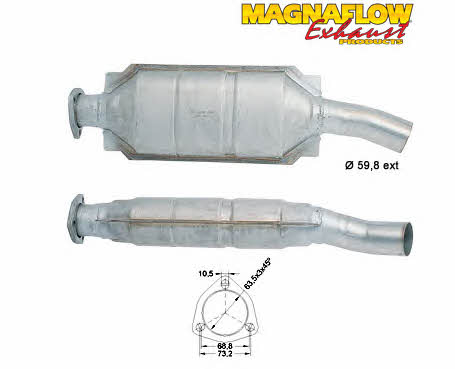 Magnaflow 89236 Каталізатор 89236: Купити в Україні - Добра ціна на EXIST.UA!