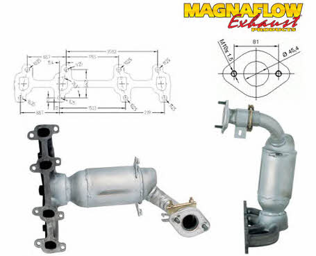 Magnaflow 82561 Каталізатор 82561: Купити в Україні - Добра ціна на EXIST.UA!