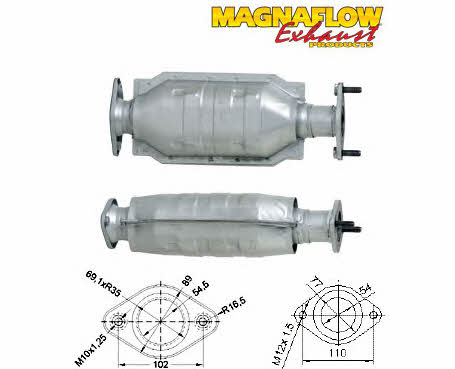 Magnaflow 84111 Каталізатор 84111: Купити в Україні - Добра ціна на EXIST.UA!