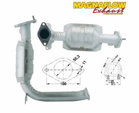 Magnaflow 82558 Каталізатор 82558: Купити в Україні - Добра ціна на EXIST.UA!