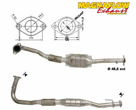 Magnaflow 78004D Каталізатор 78004D: Купити в Україні - Добра ціна на EXIST.UA!