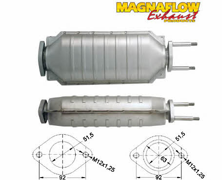 Magnaflow 85408 Каталізатор 85408: Купити в Україні - Добра ціна на EXIST.UA!