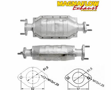 Magnaflow 85418 Каталізатор 85418: Купити в Україні - Добра ціна на EXIST.UA!