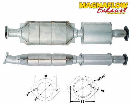 Magnaflow 84312 Каталізатор 84312: Купити в Україні - Добра ціна на EXIST.UA!