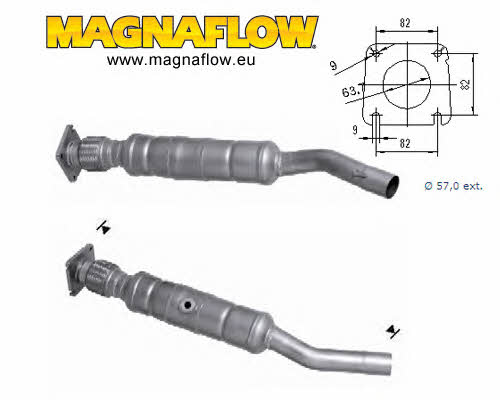 Magnaflow 71609 Каталізатор 71609: Купити в Україні - Добра ціна на EXIST.UA!