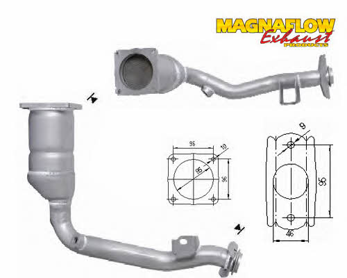 Magnaflow 60908 Каталізатор 60908: Купити в Україні - Добра ціна на EXIST.UA!