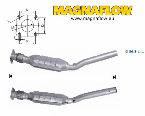 Magnaflow 71610 Каталізатор 71610: Купити в Україні - Добра ціна на EXIST.UA!