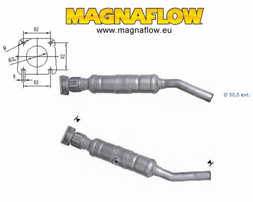 Magnaflow 71608 Каталізатор 71608: Купити в Україні - Добра ціна на EXIST.UA!