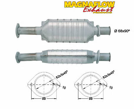 Magnaflow 86820 Каталізатор 86820: Приваблива ціна - Купити в Україні на EXIST.UA!