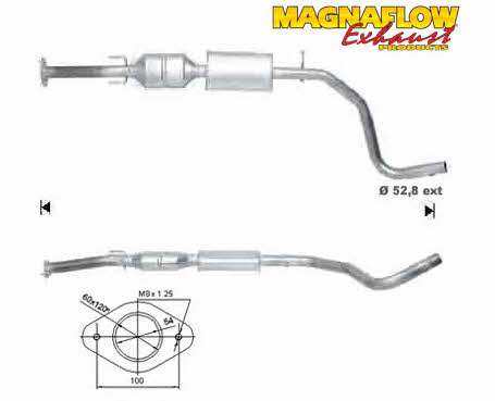 Magnaflow 71806D Каталізатор 71806D: Купити в Україні - Добра ціна на EXIST.UA!