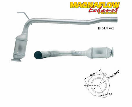 Magnaflow 88829D Каталізатор 88829D: Купити в Україні - Добра ціна на EXIST.UA!