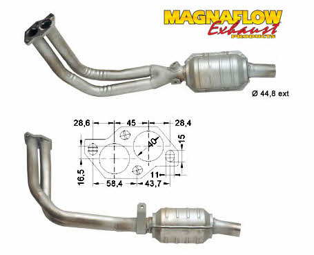 Magnaflow 88819 Каталізатор 88819: Приваблива ціна - Купити в Україні на EXIST.UA!
