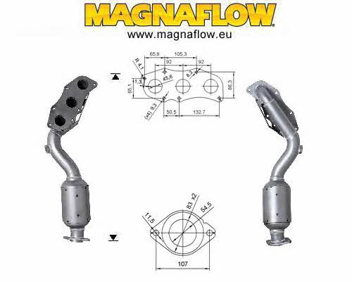 Magnaflow 69705 Каталізатор 69705: Купити в Україні - Добра ціна на EXIST.UA!