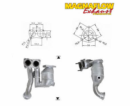 Magnaflow 70927 Каталізатор 70927: Купити в Україні - Добра ціна на EXIST.UA!