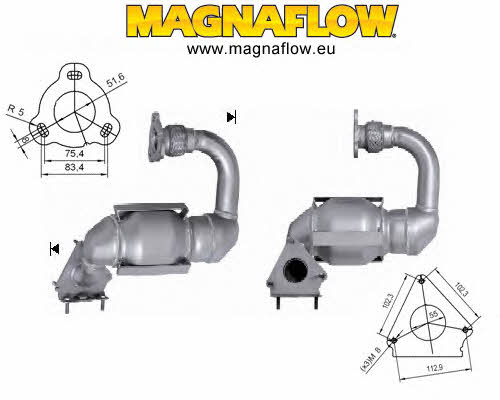 Magnaflow 66305D Каталізатор 66305D: Купити в Україні - Добра ціна на EXIST.UA!