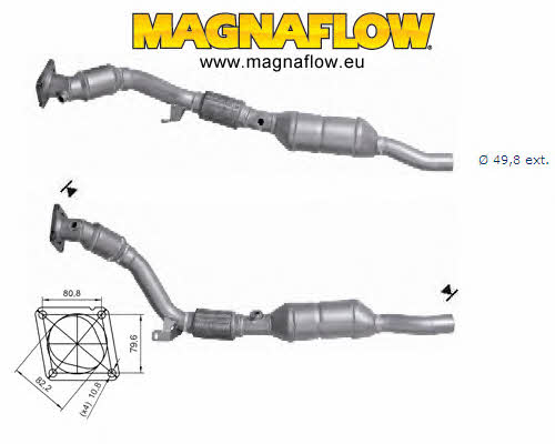 Magnaflow 77223 Каталізатор 77223: Купити в Україні - Добра ціна на EXIST.UA!