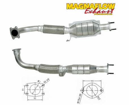 Magnaflow 75404D Каталізатор 75404D: Купити в Україні - Добра ціна на EXIST.UA!