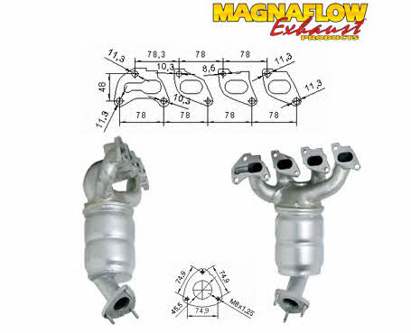 Magnaflow 75807 Каталізатор 75807: Купити в Україні - Добра ціна на EXIST.UA!