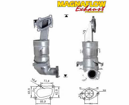 Magnaflow 75610D Каталізатор 75610D: Купити в Україні - Добра ціна на EXIST.UA!